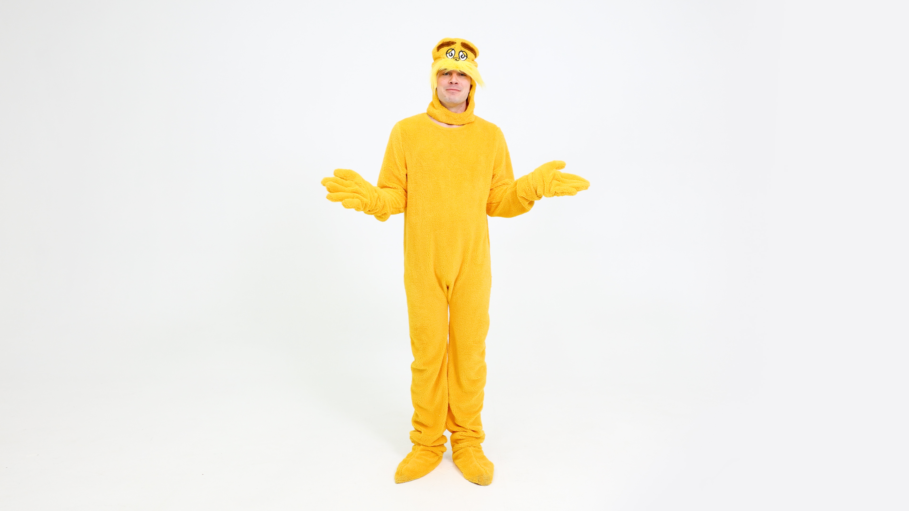 FUN453157AD Dr. Seuss The Lorax Costume for Adults